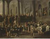 Wael Cornelis de The Guests of Honour Visiting a Hospital  - Hermitage